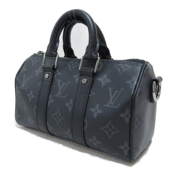 LOUIS VUITTON Keepall XS 2way Shoulder Hand Bag M45947 Monogram Eclipse Used LV - Picture 3 of 9